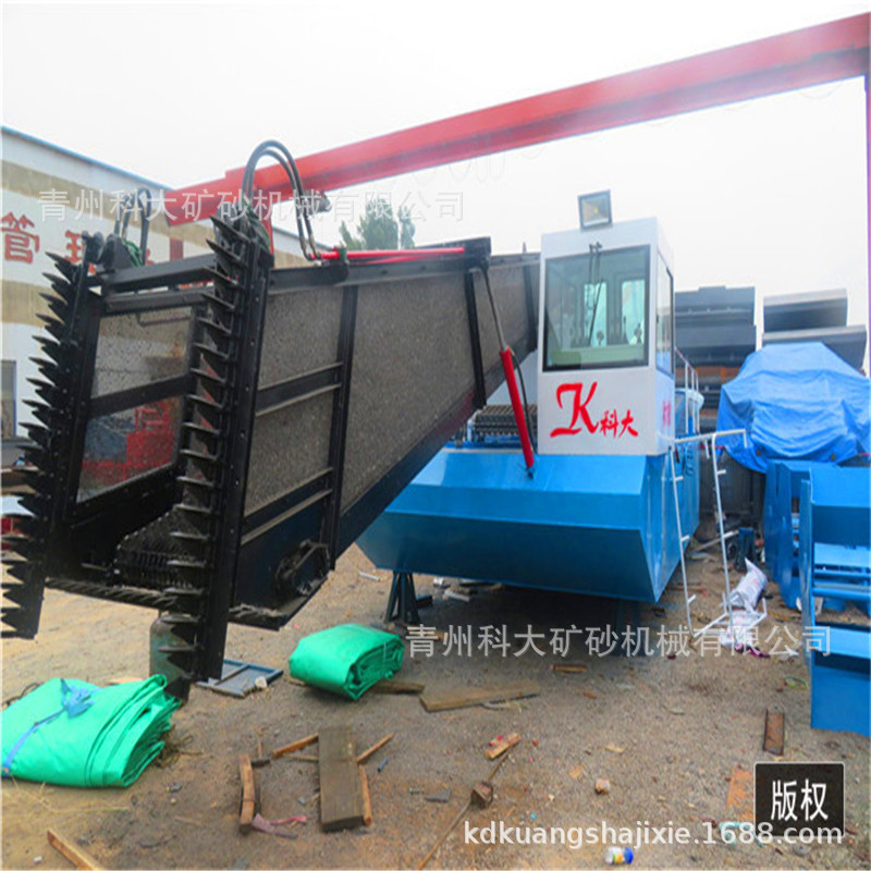 水面保洁船打捞漂浮物 茅岩河清漂船 六塘河全自动水草收割船