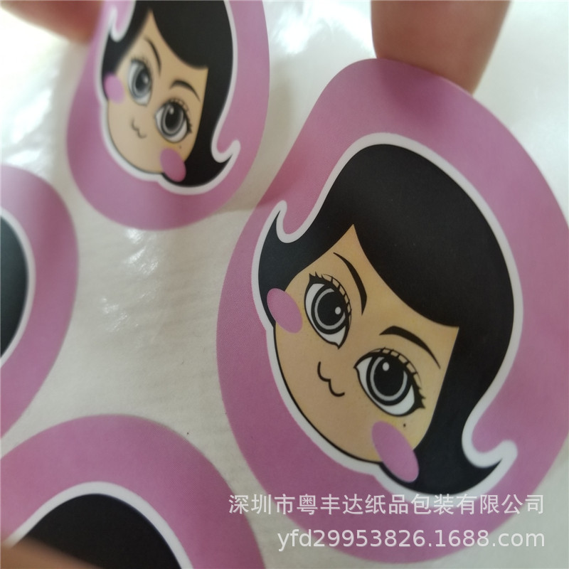 圆形不干胶 不干胶标签定制