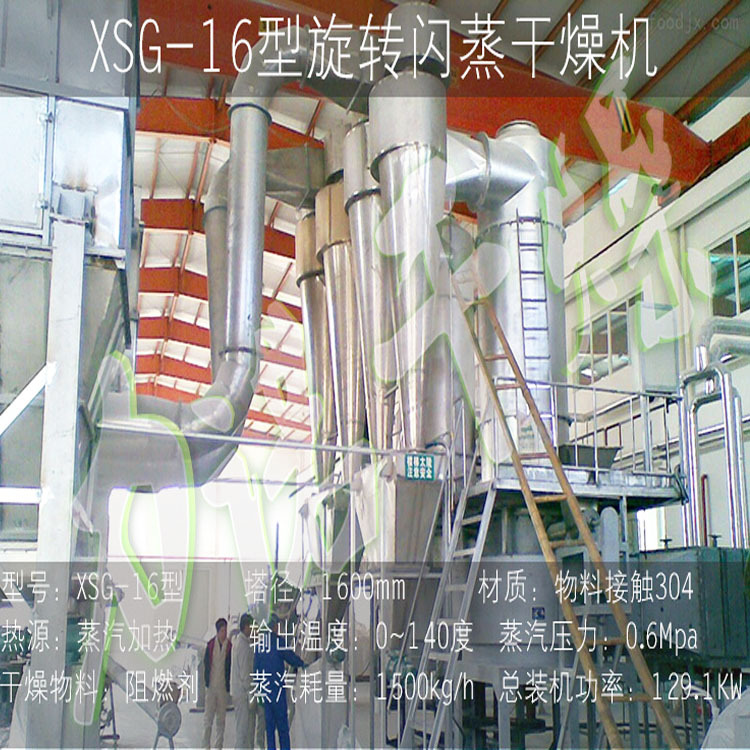 常州力诺20年生产技术波尔多液旋转闪蒸干燥机-烘干设备工作原理