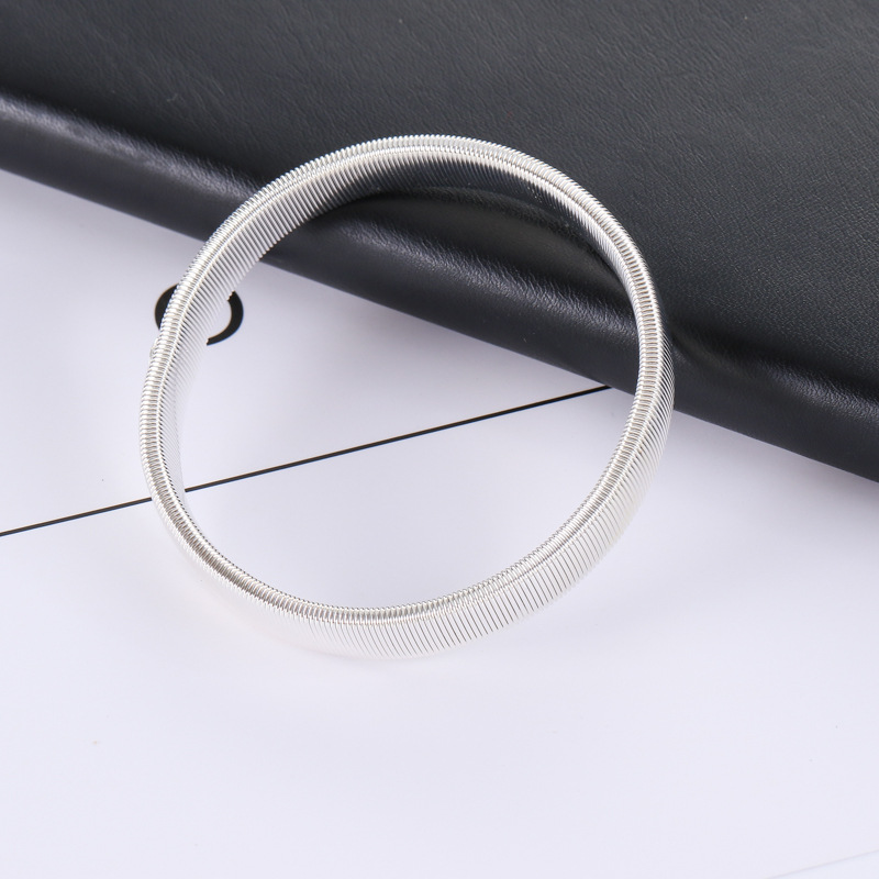 Fashion Round Elastic Ring Plating Menu0027S Bangle 1 Piece