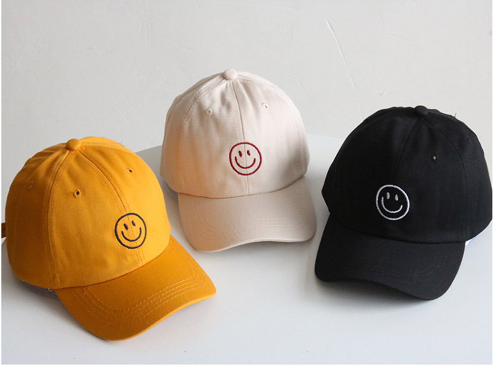 Embroidered Smiley Baseball Cap  NSTQ21406