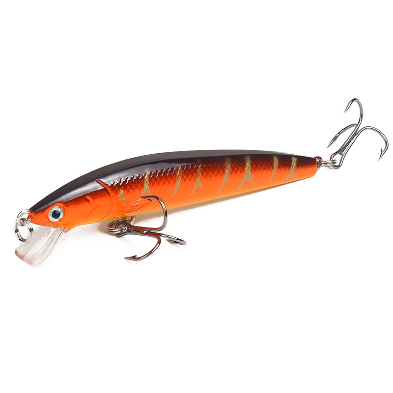 Floating Minnow Lures 10 Colors Hard Plastic Baits Bass Trout Saltwater Sea Fishing Lure