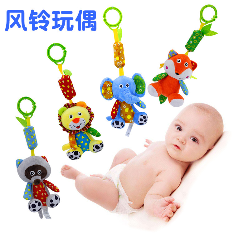 New products Stroller Pendant Wind chime toy baby Bed bell Appease doll Manufactor wholesale Cross border selling