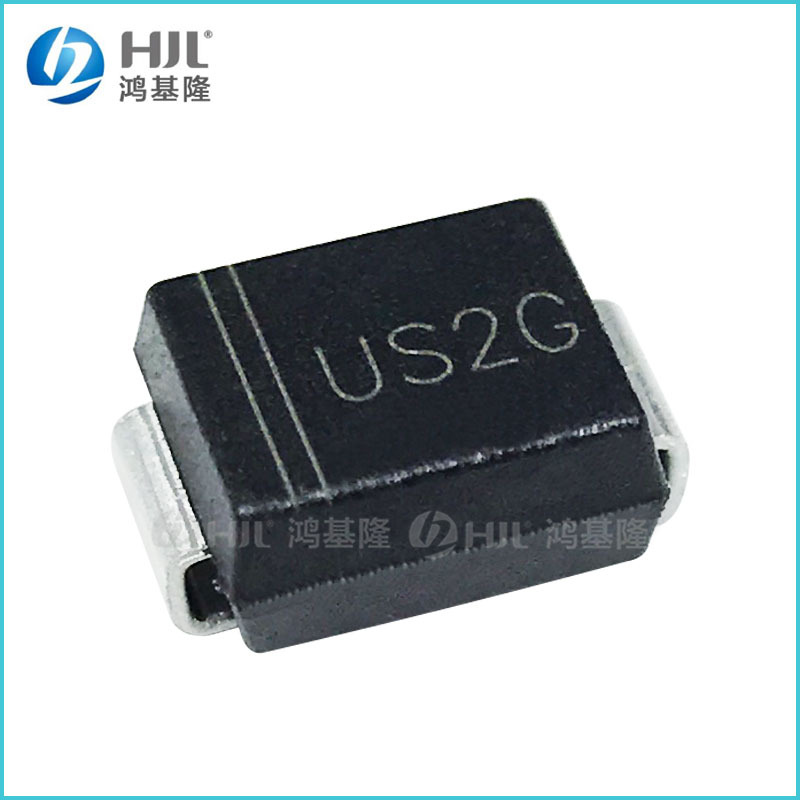 贴片快恢复二极管US2G SMB高效二极管HER204 DO-214AA全新2A/400V