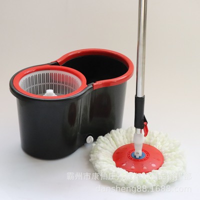 厂家直销礼品定制8字桶好神拖 懒人拖把 双驱动旋转拖把套装|ms