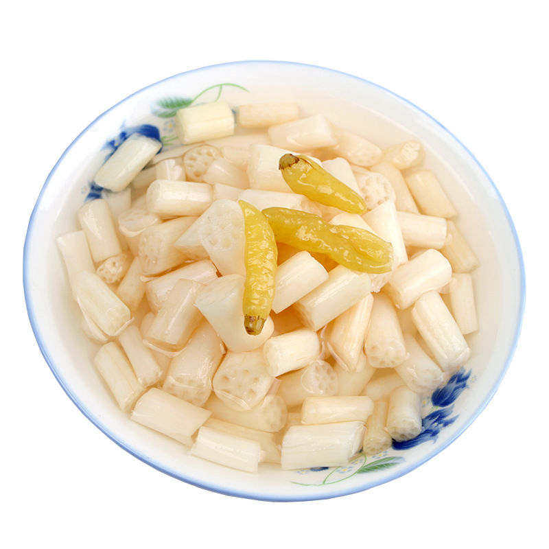 湖北酸辣泡藕带藕尖藕稍下饭菜洪湖特产400g每袋即食冷冻蔬菜制品|ru