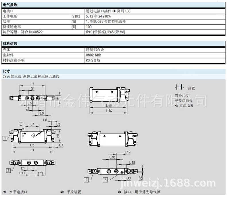 FESTO电磁阀VUVG-L18-M52-RT-G14-1H2L-W1/P53C-T-G14-1P3特价-阿里巴巴