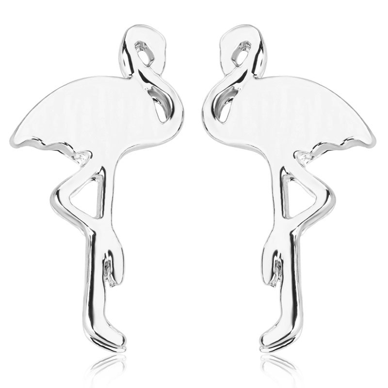 Creative Alloy Flamingo Earrings display picture 10