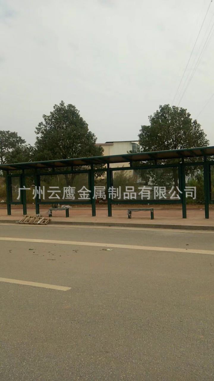 广州 深圳珠海 东莞 佛山厂家专业定做公交车候车亭  不锈钢候车