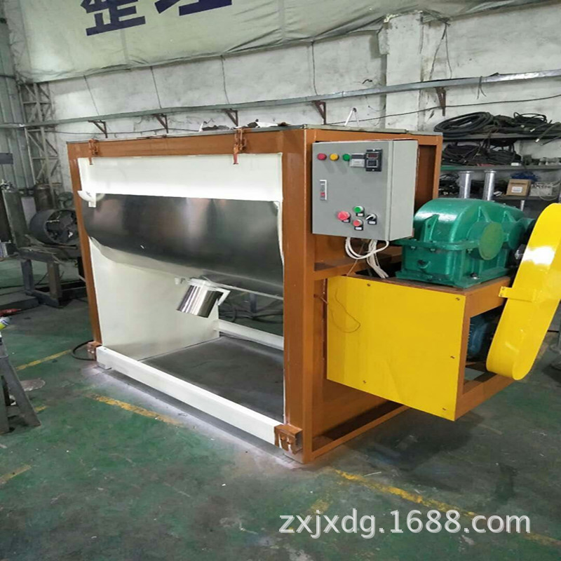 厂家批发 双轴卧式搅拌机  粉体粉末搅拌机 卧式不锈钢粉体搅拌器