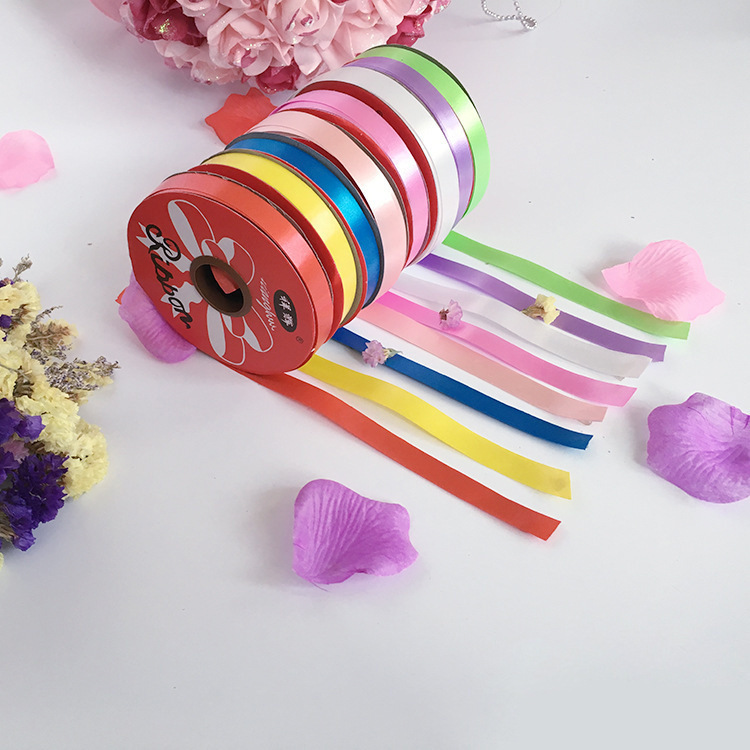 balloon Coloured ribbon balloon parts Ligature Silk ribbon goods in stock supply Manufactor Direct selling Wedding celebration festival Candy box Bangsheng