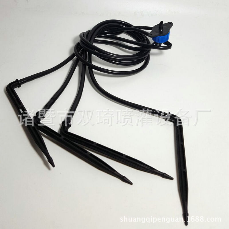 一出四爪滴箭滴剑套装小单自动浇花器浇水稳流器大棚盆栽灌头滴头