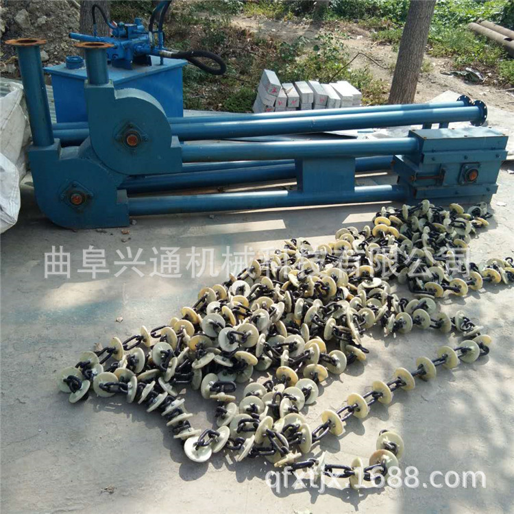 石粉管链输送机 159管径不锈钢粉料管链输送机 配套输送设备