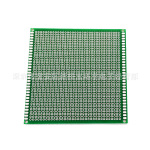 10*10CM单面喷锡 1.6厚 2.54间距万能板 万用电路板 洞洞板  PCB