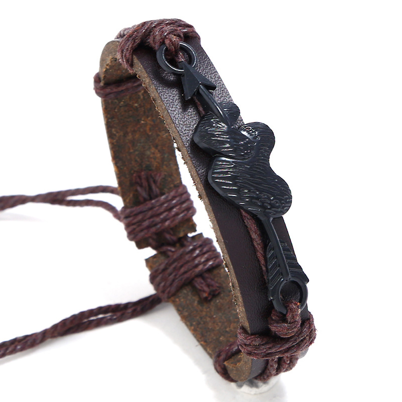 Leather Fashion bolso cesta bracelet  black NHPK2093blackpicture5