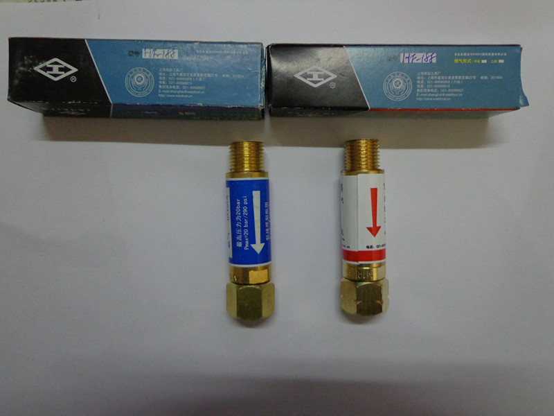 上海焊割工具厂焊割炬用氧气188-RB回火防止器 乙炔188-LB回火器