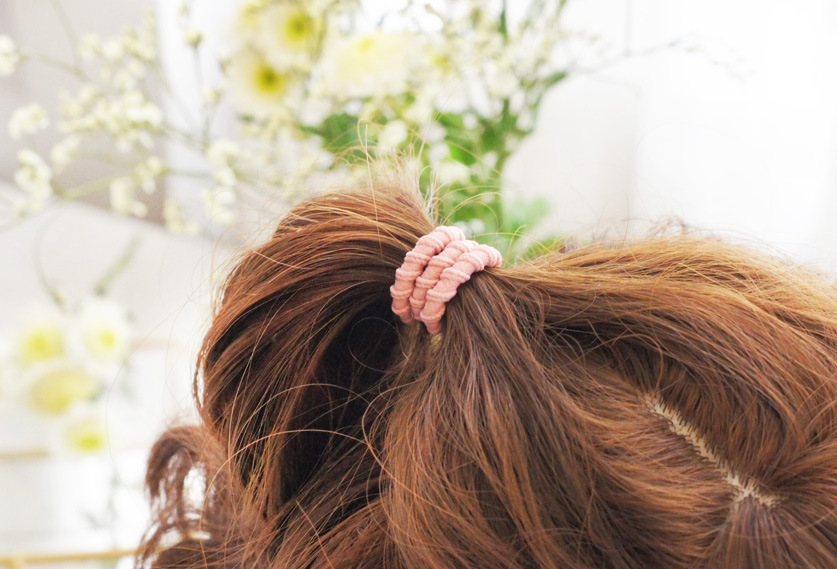 Solid Color Simple Elastic Hair Rope One Pairs Wholesale Jewelry Nihaojewelry display picture 2