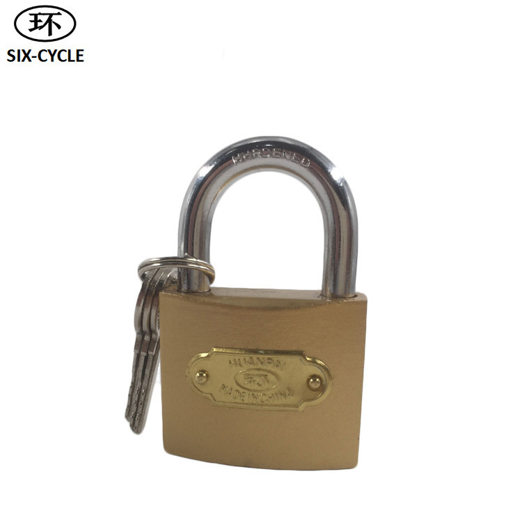 Boutique 38mm Imitation copper padlock Iron padlock one word Suochang Direct selling wholesale security Locks