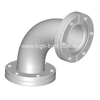 90度弯头-CF法兰接口-旋转