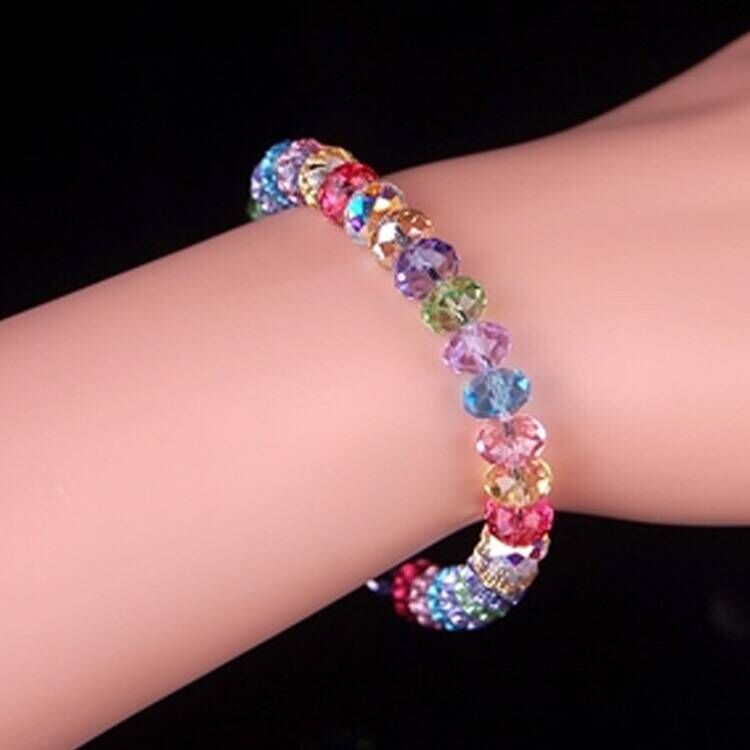 Fashion Colorful Artificial Crystal Wholesale Bracelets display picture 5