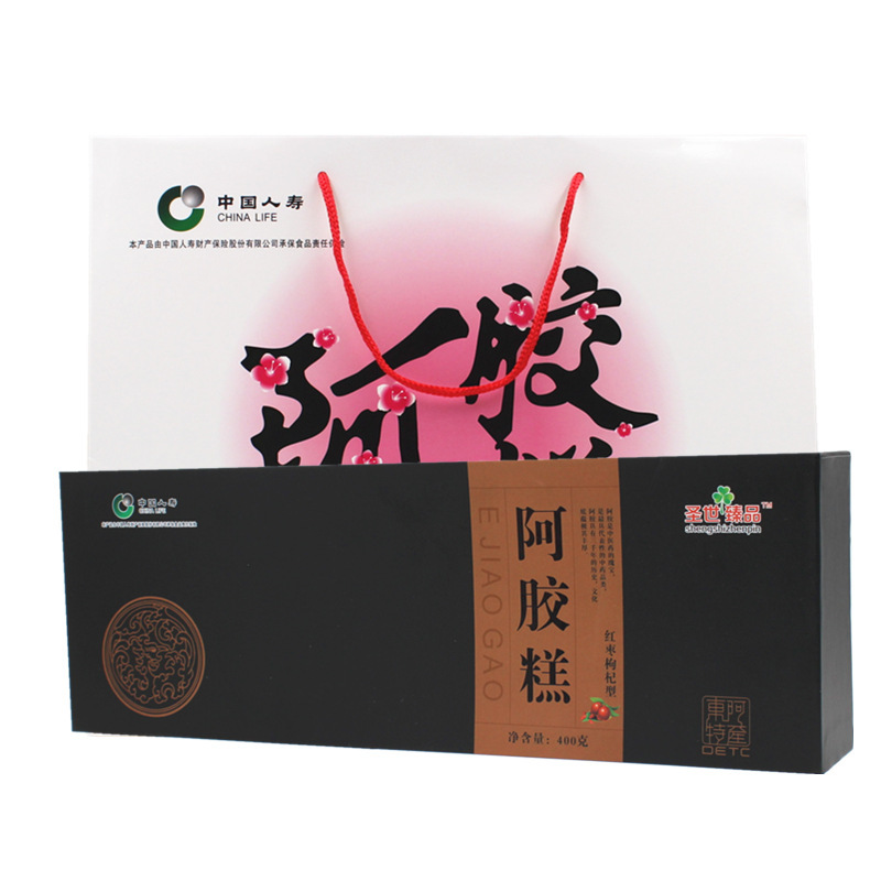 阿胶糕 阿胶糕红枣枸杞型阿胶糕东阿正宗阿胶糕礼盒装400g批发|ru