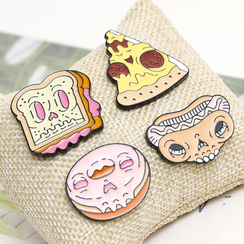 Cute Cartoon Alloy Enamel Unisex Brooches display picture 1