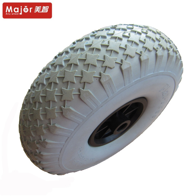 直径290MM轮子，PU发泡轮，4.00-4聚氨酯发泡轮