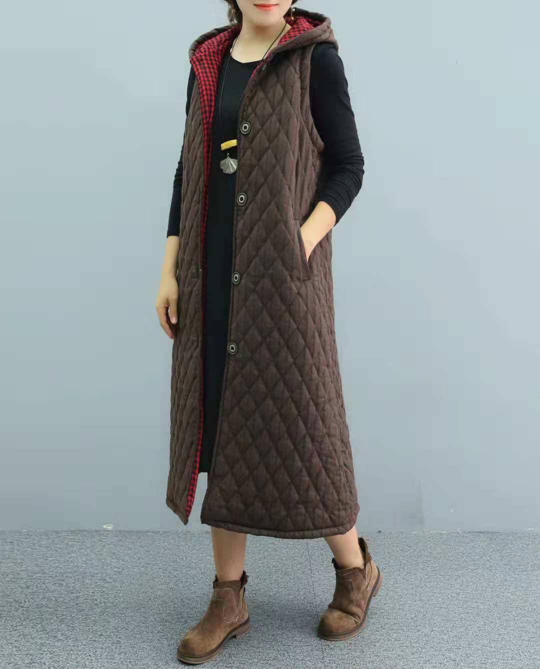 Gilet femme en Coton et lin - Ref 3317565 Image 7