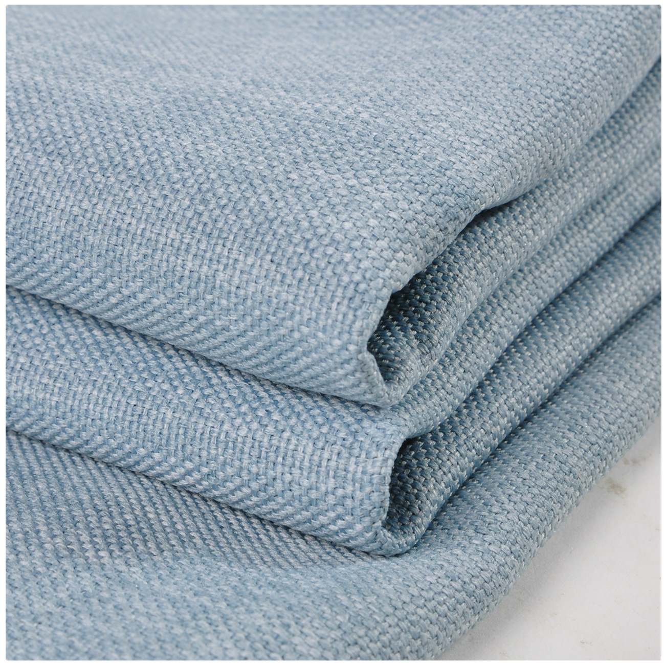 铠纶厂家直供 纱线阻燃300D涤纶仿麻遮光布 阻燃工程窗帘面料