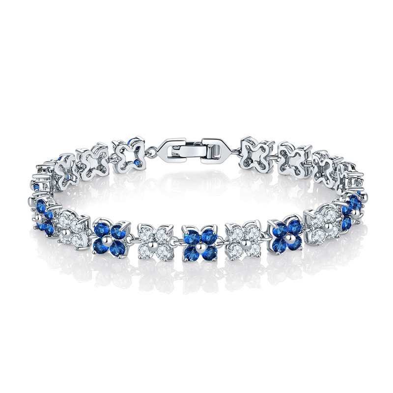 Doodle Butterfly Jewelry New Products Listed European and American Style Colorful Jewelry Zircon Bracelet Yiwu Commodities