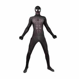 Venom毒液致命守护者漫威蜘/蛛cosplay连体紧身衣儿童成人服装