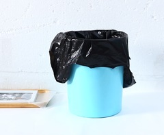 廠家直銷黑色垃圾袋加厚手提式家用廚酒大中小號背心式馬甲塑料袋