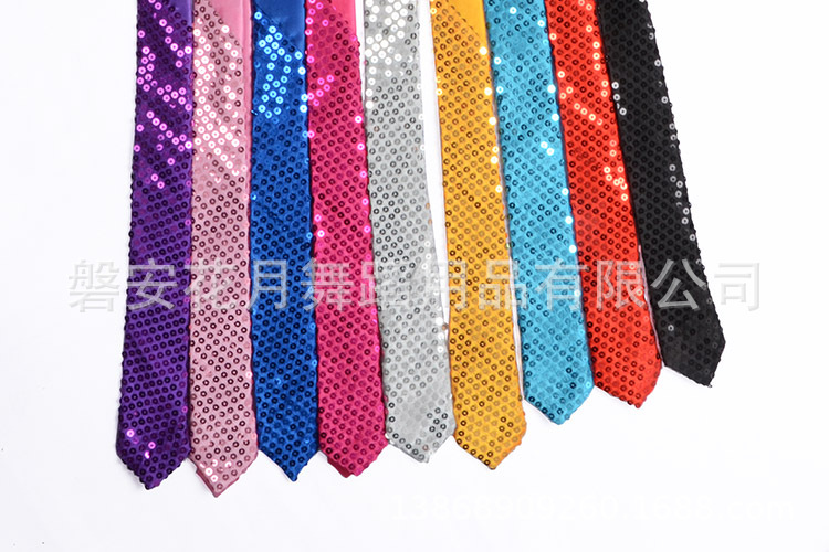 sequin tie 10