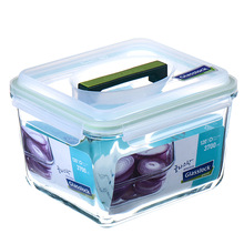 韩国进口Glasslock 手提型保鲜盒（3700ml） MHRB370/RP604