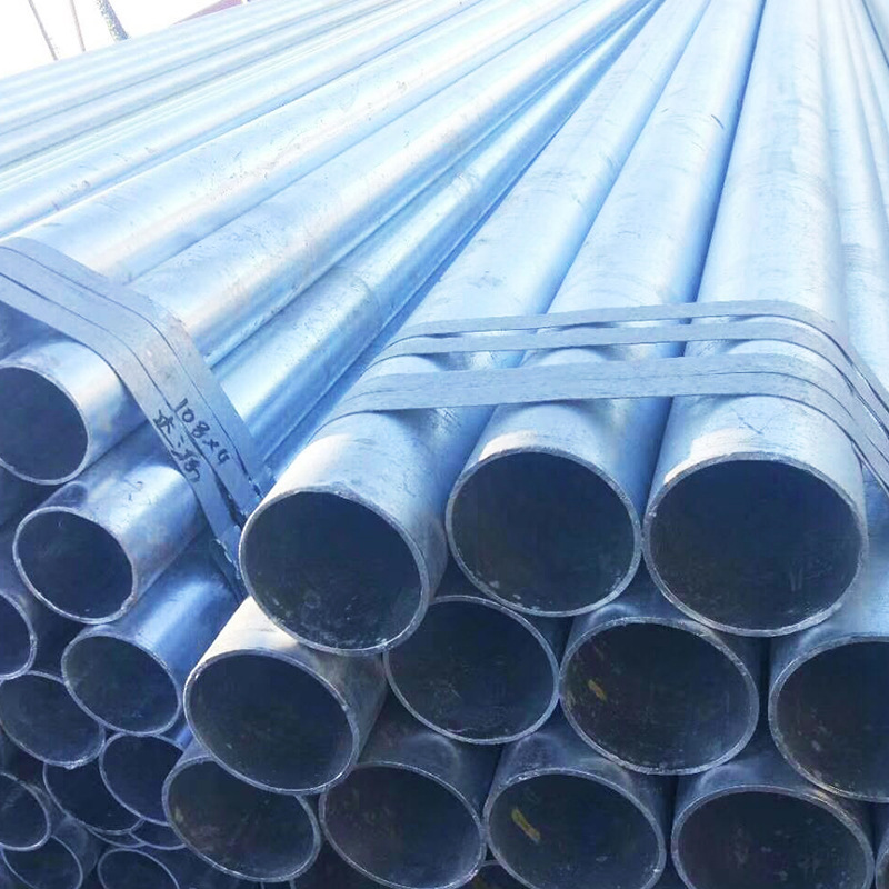 山东厂家供应 国标Q235B镀锌管dn100消防给水管道4寸热镀锌钢管