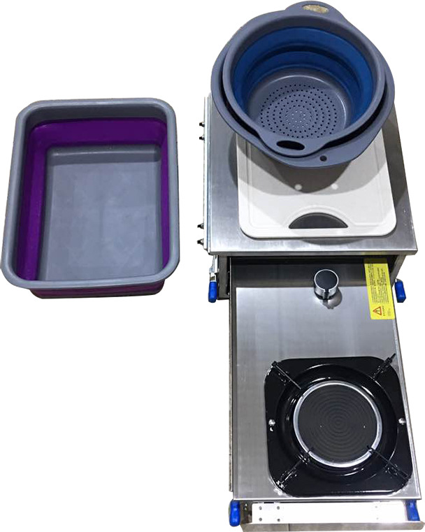 Guangrun Genuine Outdoor RV Cocina exterior Mini estufa de extracción Estufa de un solo ojo de gas GR-C003