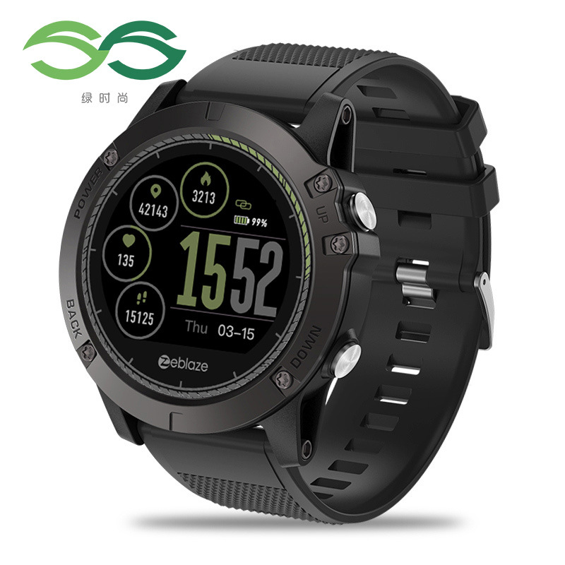 SS Green fashion cross border VIBE3HR intelligence watch Heart Rate Monitor 5ATM waterproof outdoors Electronics motion Bracelet
