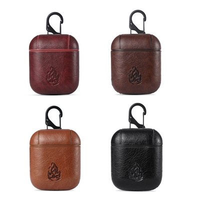 跨境新款AirPods保护套蓝牙无线耳机充电盒防摔耐磨收纳盒pc硬壳