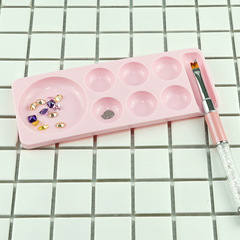 美甲工具調色盤 美甲店指甲調色板 甲油膠顏料調色專用