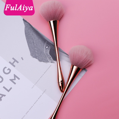 Waistline Super large Loose paint Pink Soft fur blusher brush Powder Brush Make up Paint beginner Portable