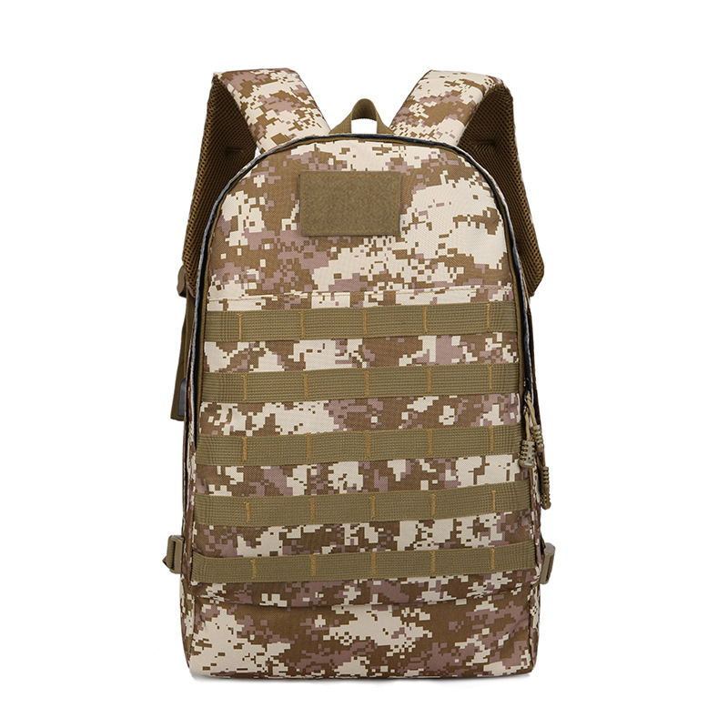 双肩包户外运动休闲迷彩背包 usb充电 大容量军迷战术魔术贴背包|ru