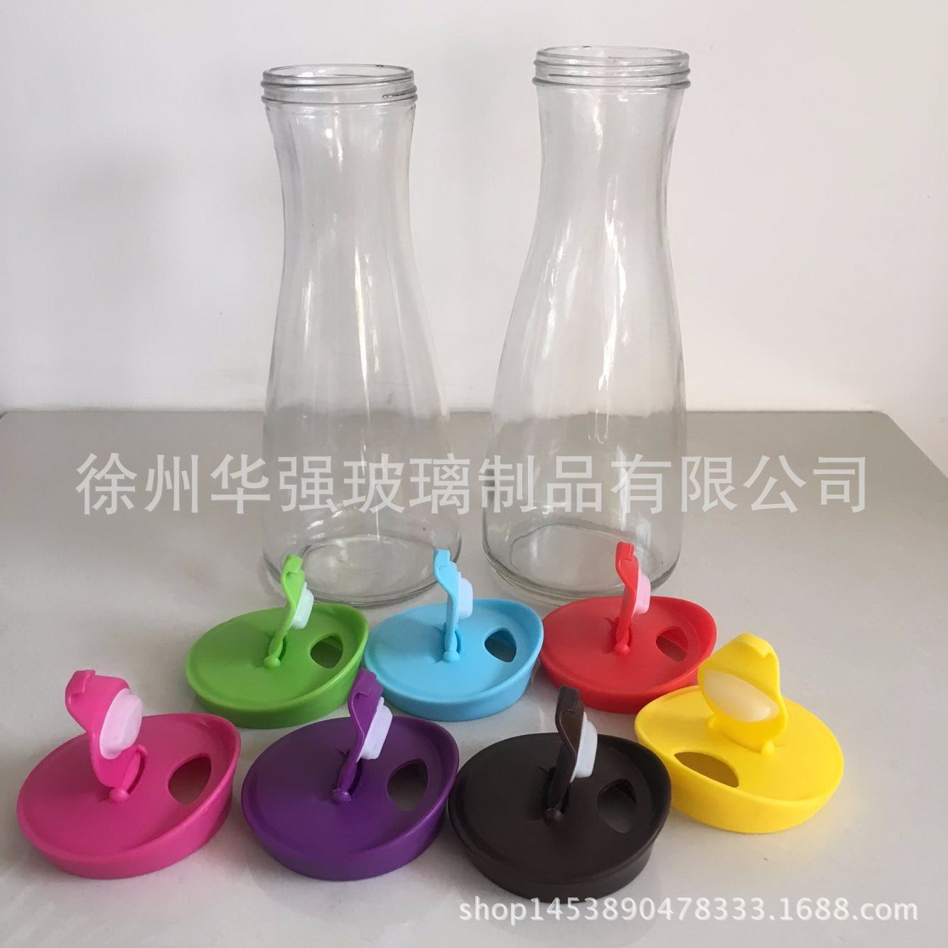 厂家直销高白料光洁透明环保48四旋1000ml圆形巴西奶瓶