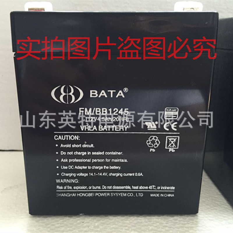 BABY蓄电池FM/BB1245电池 12V4.H鸿贝电池 安防门禁UPS电源电池