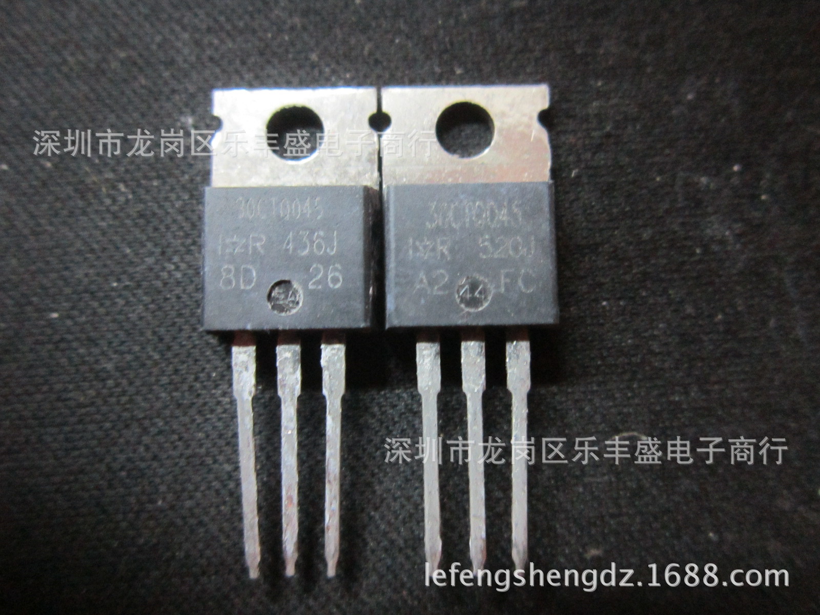 30CTQ045 拆机IR TO-220 30A 45V 肖特基整流器