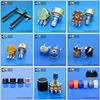 Factory direct -selling potentiometer knob glue wood plastic aluminum metal car audio amplifier potentiometer cap