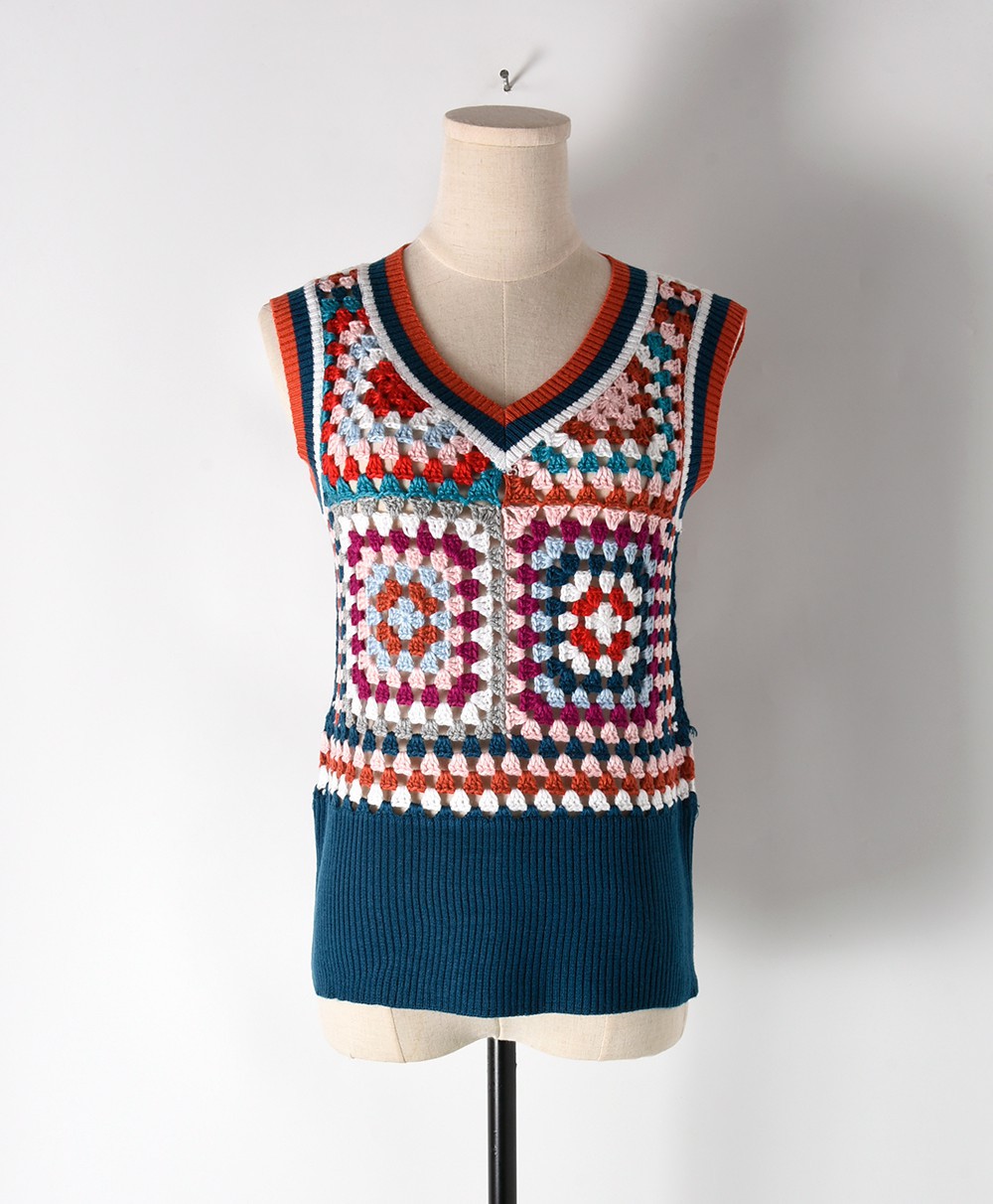 Gilet femme ATTEINDRE LES GENS en Tricot - Ref 3316203 Image 10