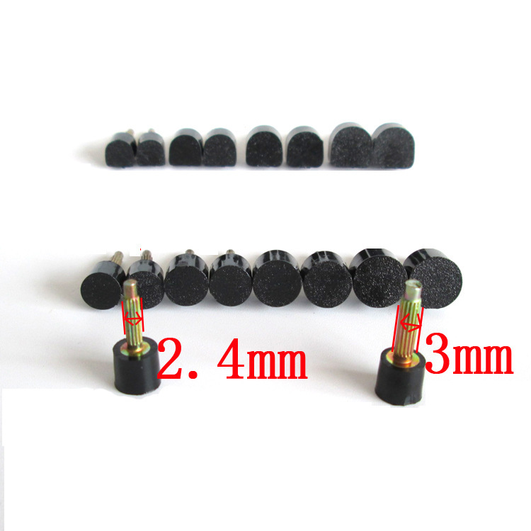 磨砂黑色粗釘粗芯細釘跟耐磨靜音高跟鞋配跟女鞋天皮後跟釘鞋釘跟