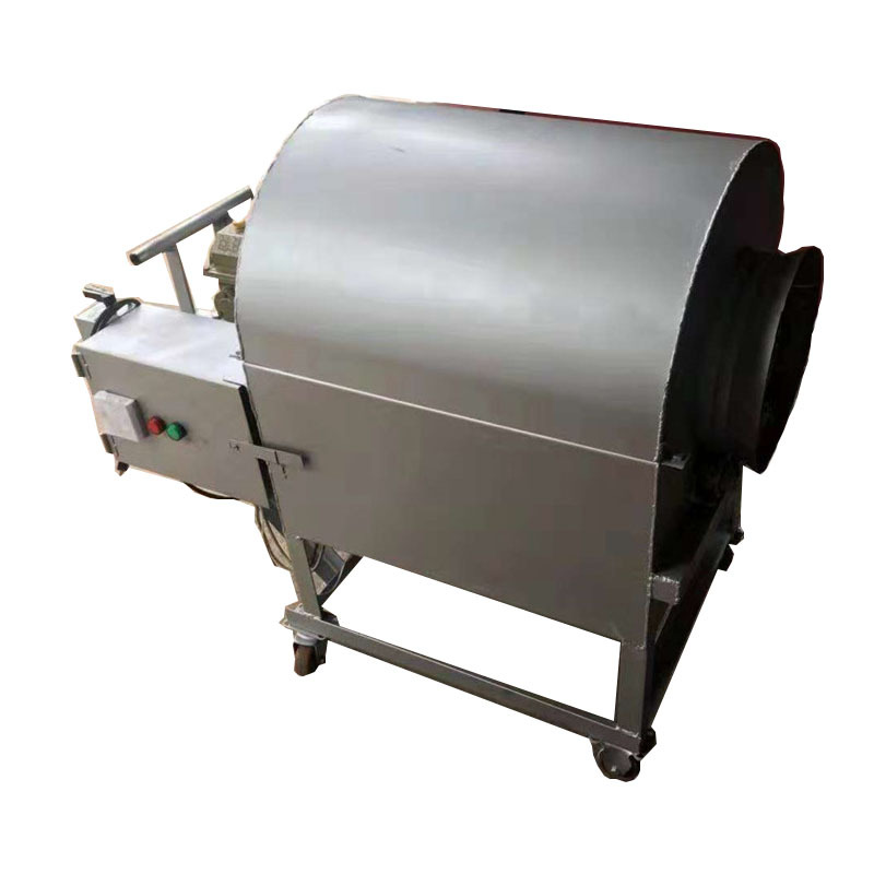 电加热滚筒式炒货机 全自动菜籽花生炒锅 多功能干货炒货机