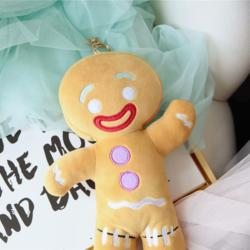 INS creativo galleta hombre muñeca jengibre pastel hombre confort acompañar juguete de peluche niña regalo de vacaciones