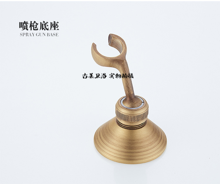 All-copper antique washing machine faucet, extended single-cooling European-style built-in mop sink, 4-minute and 6-minute faucet with spray gun undefined